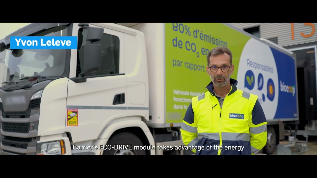 Biocoop Accelerates Energy Transition of its Trucks with Carrier Transicold