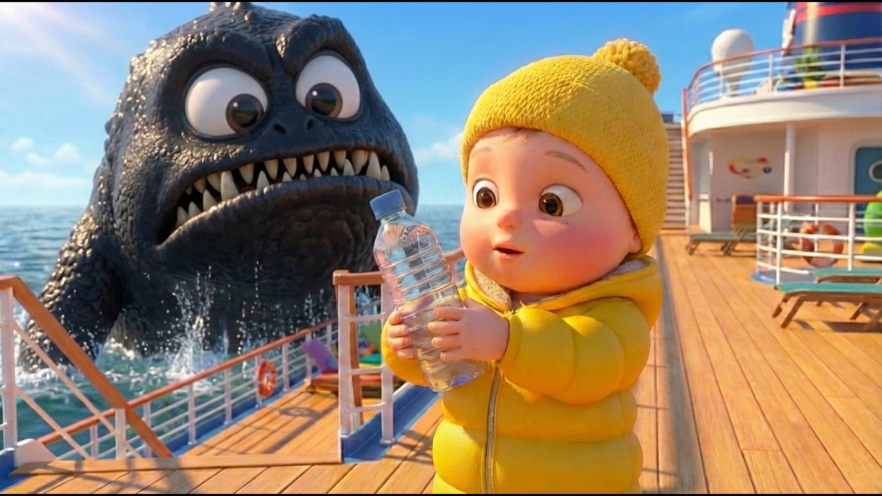 Monsters In The Sea Kids Song | FROBFUN Kids Songs & Rhymes | FRONBFUN Best Monster Compilation