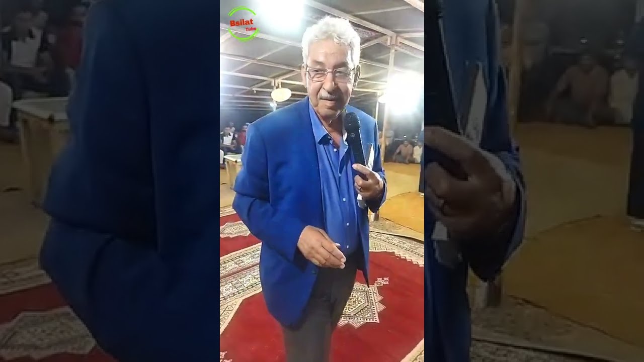 الشاعر أحمد زنطار الݣيلي في الأمسية الشعرية والثراثية بخيمة تندرارة