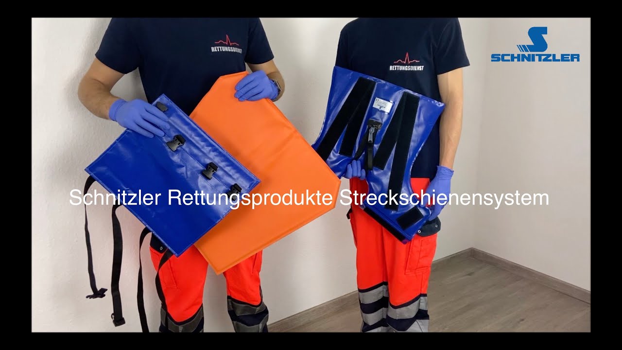 Anwendungs Video des Schnitzler Rettungsprodukte Streckschienen System