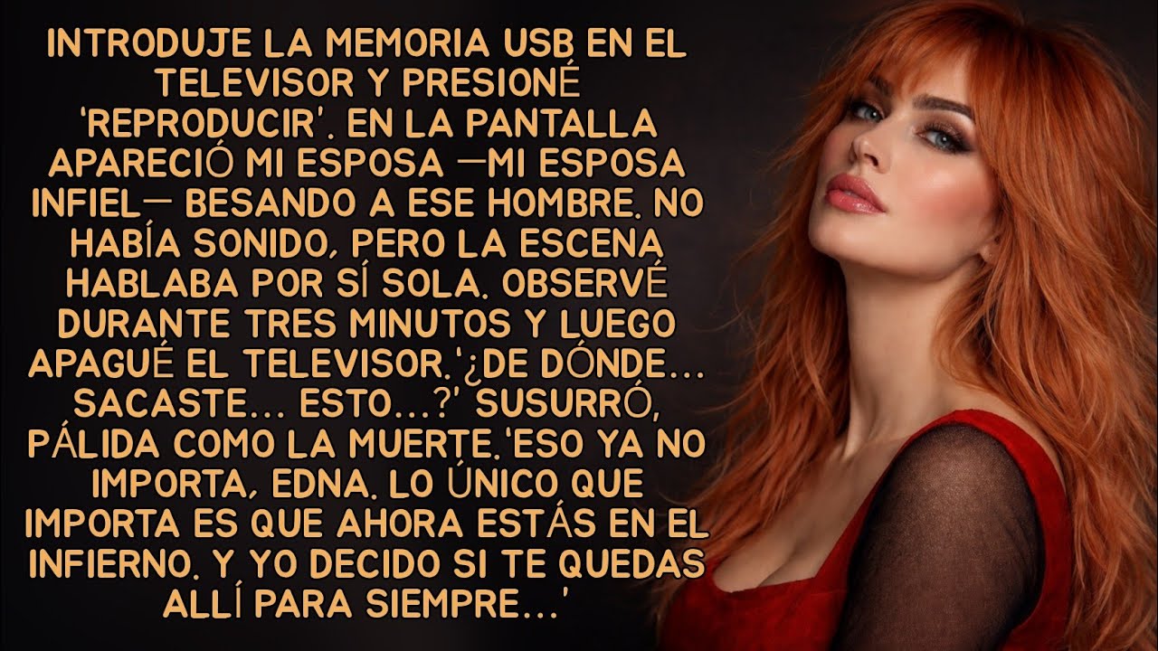 Introduje la memoria USB en el televisor y presioné “reproducir”. En la pantalla apareció mi esposa
