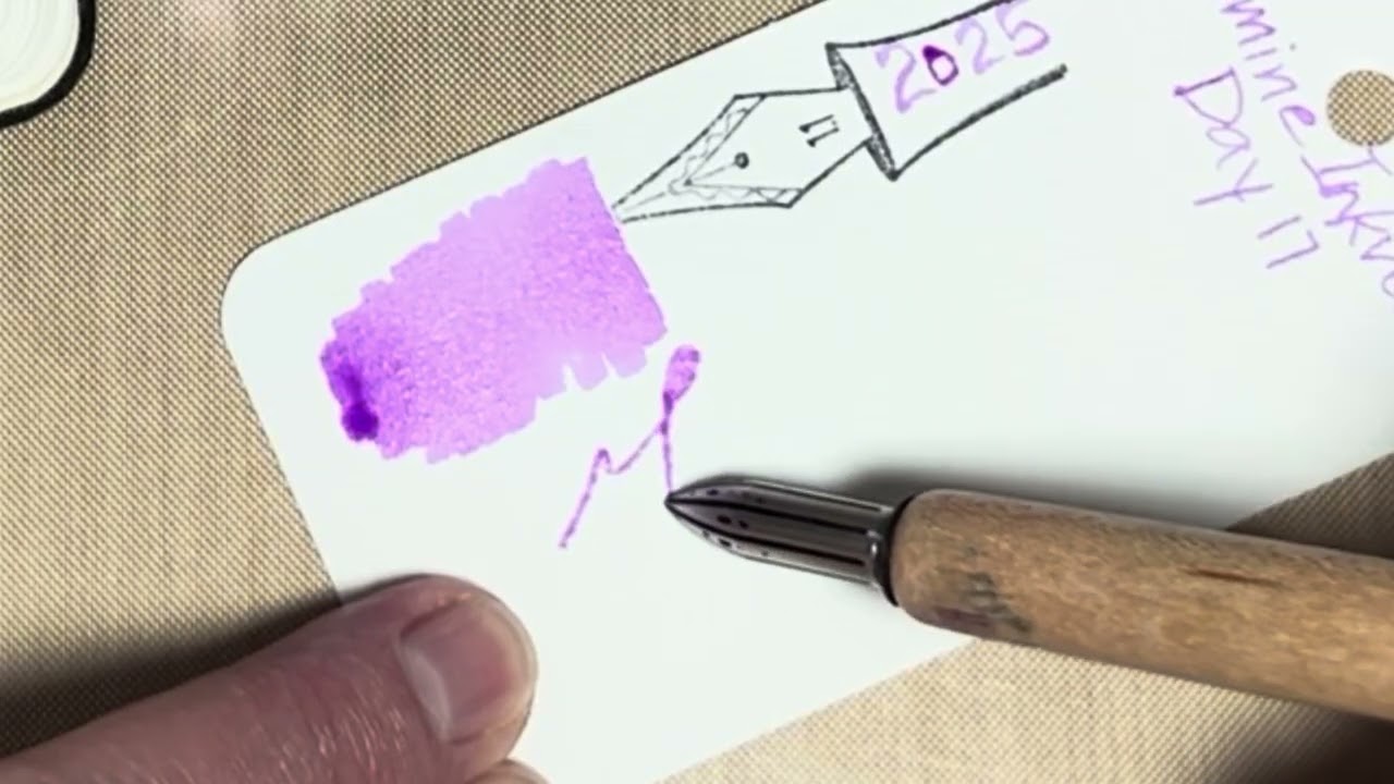 День 17 2025 Diamine Inkvent ~ Гала-вечер