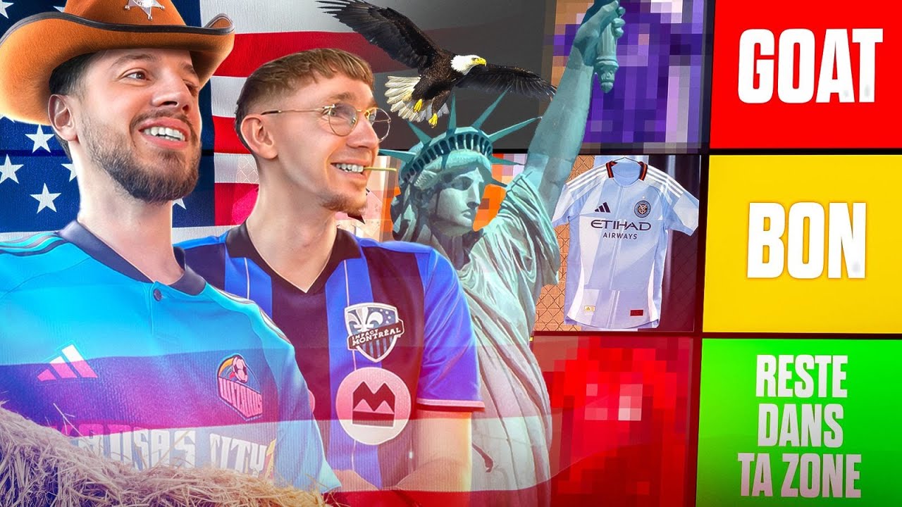 Quels sont les PLUS BEAUX maillots de l'année ? (TIER LIST MLS 2025)