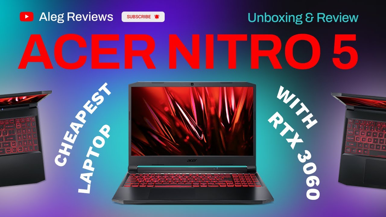 Acer Nitro 5 Unboxing - Cheapest Laptop with RTX 3060