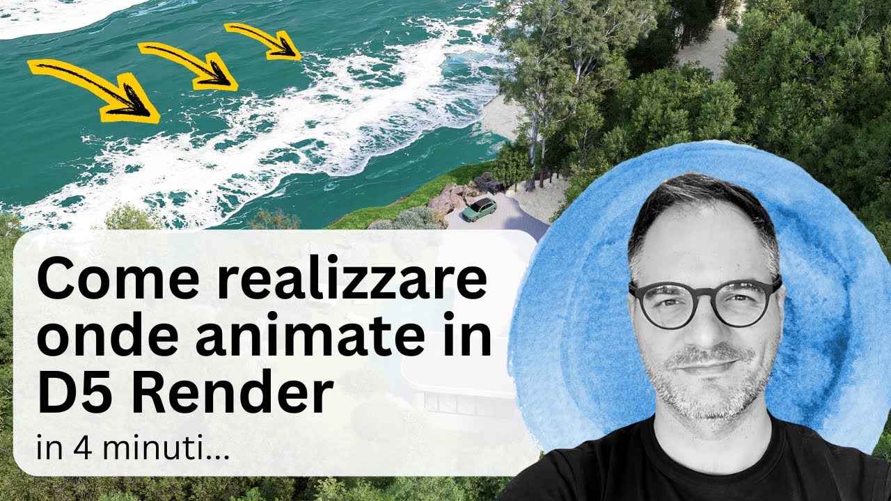 Ho creato delle onde animate realistiche in D5 Render usando l&rsquo;AI.