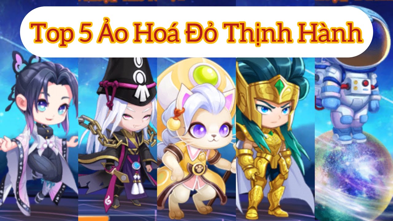 Review Top 5 Ảo Hoá Đỏ Thịnh Hành trong Rank GunPow!