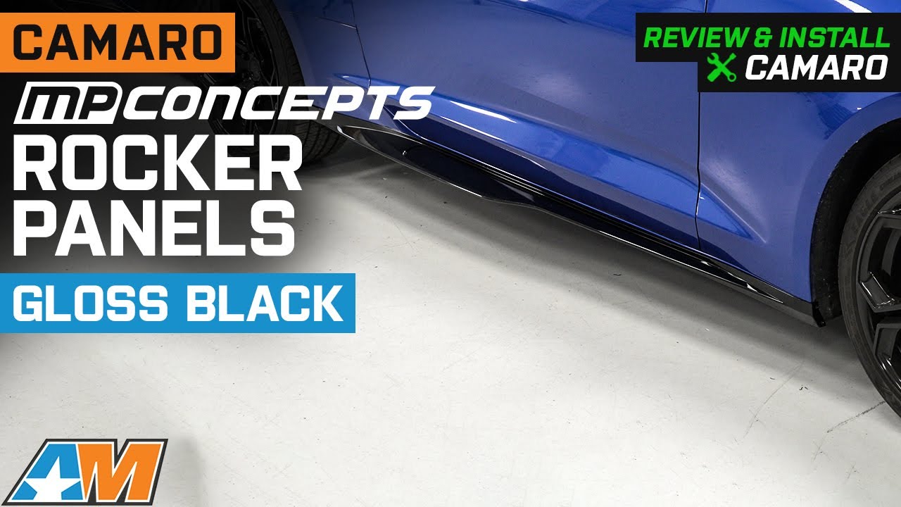 2016-2023 Camaro MP Concepts Rocker Panels; Gloss Black Review & Install