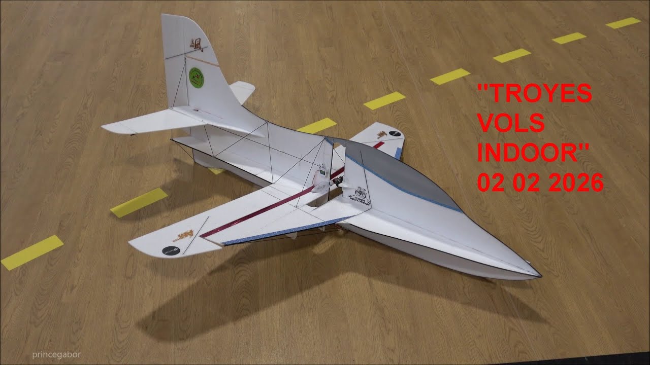 AVIONS RADIOCOMMANDES /TROYES VOLS INDOOR / 02 02 2026 /
