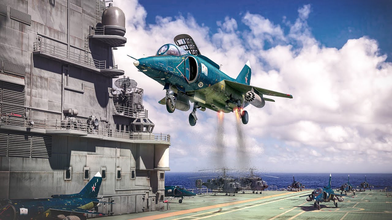 Modern Warships: Yak 38 Soviet carrier VTOL strike fighter | Modern Warships: Yak 38 gameplay