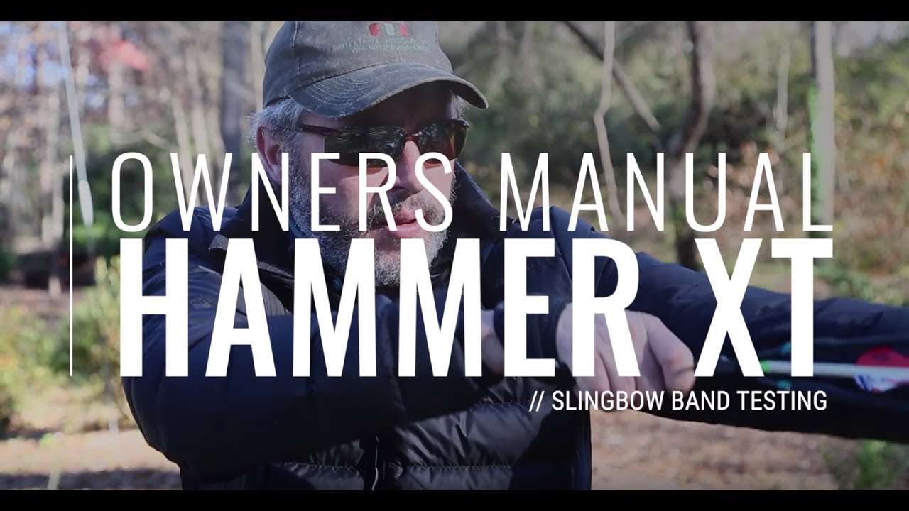 How hard will the Hammer shoot arrows? Hammer XT™ Slingbow Chrony Testing.