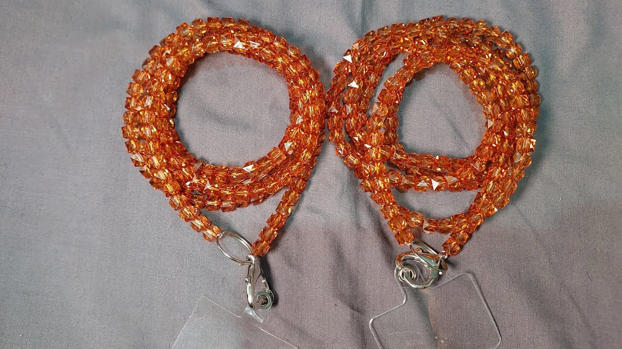Colar de Cordão Para Celular de Cristais By Jéssica Renata