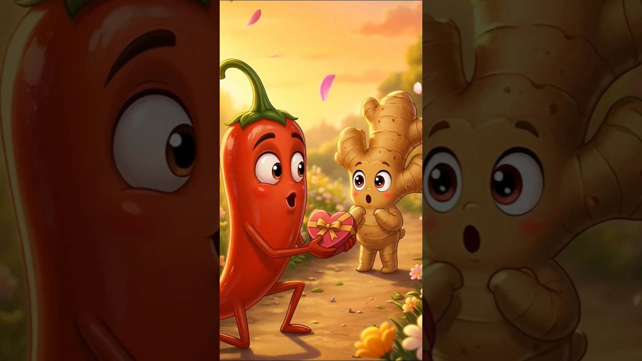 When Chili Proposed to Ginger ❤️ A Heartwarming Garden Love Story