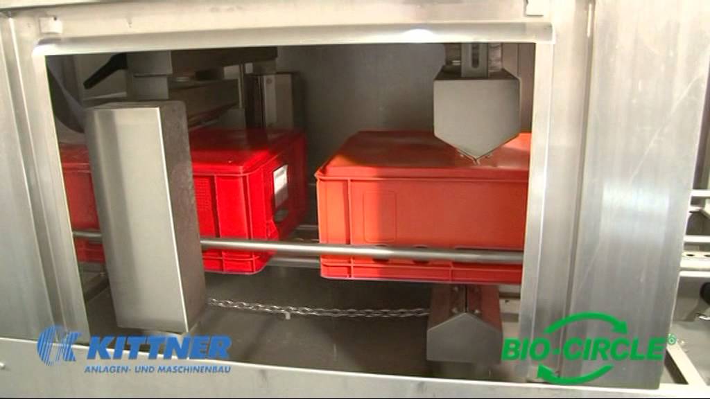 Tray washing machine, low temperature, Bio circle