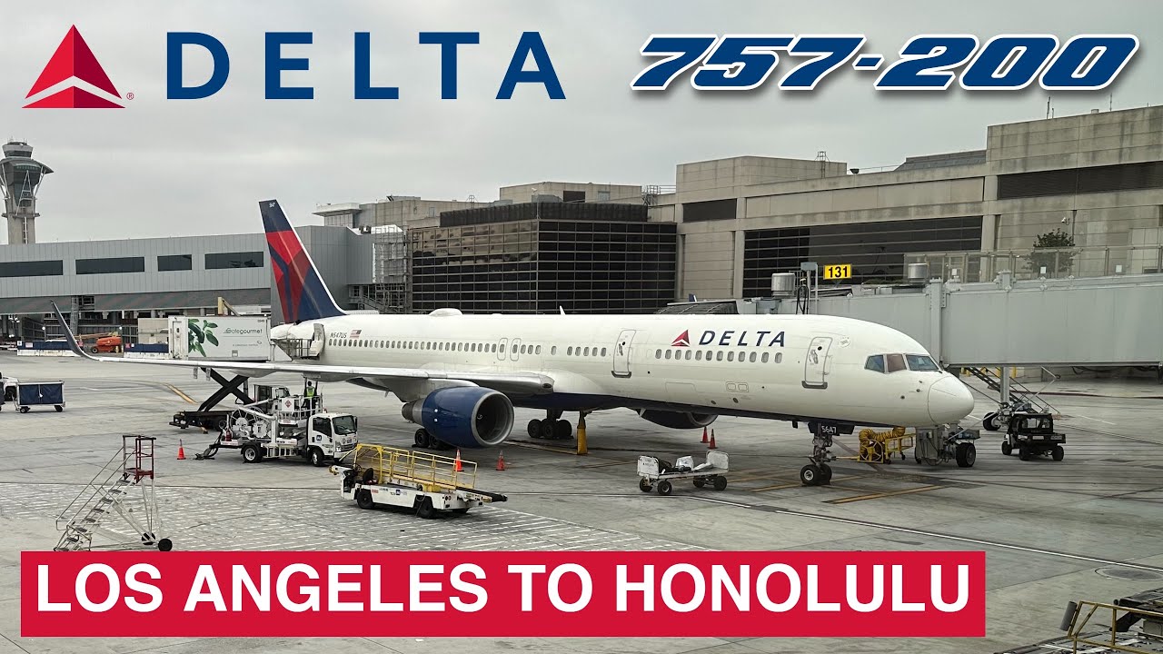 Trip Report Delta Air Lines Boeing 757-200 Los Angeles (LAX) - Honolulu (HNL) Delta Main Cabin