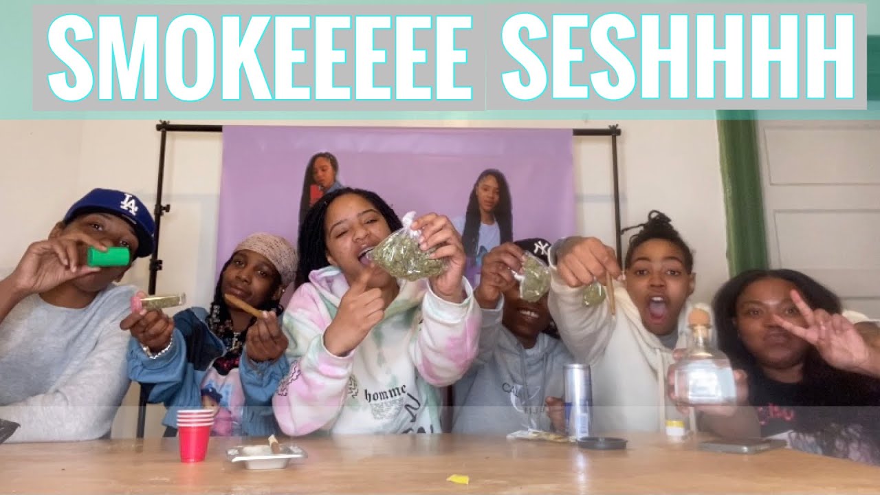 SMOKE SESH WITH FRIENDS!! (VERY FUNNY)