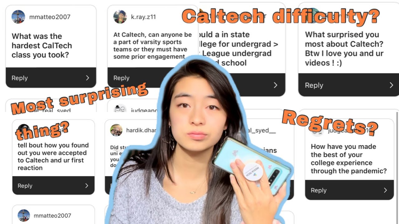 College was the toughest experience of MY LIFE, incredible people, other fun stuff | CALTECH Q&A