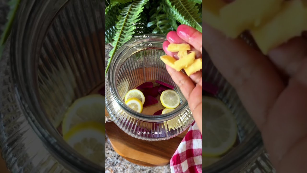 Детокс-вода со свеклой