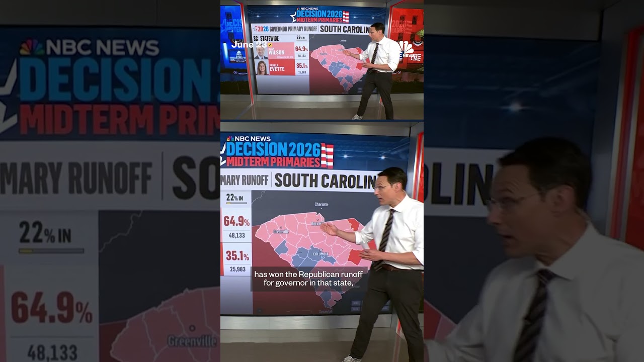 Alan Wilson wins the Republican primary runoff for South Carolina governor, NBC News projects.