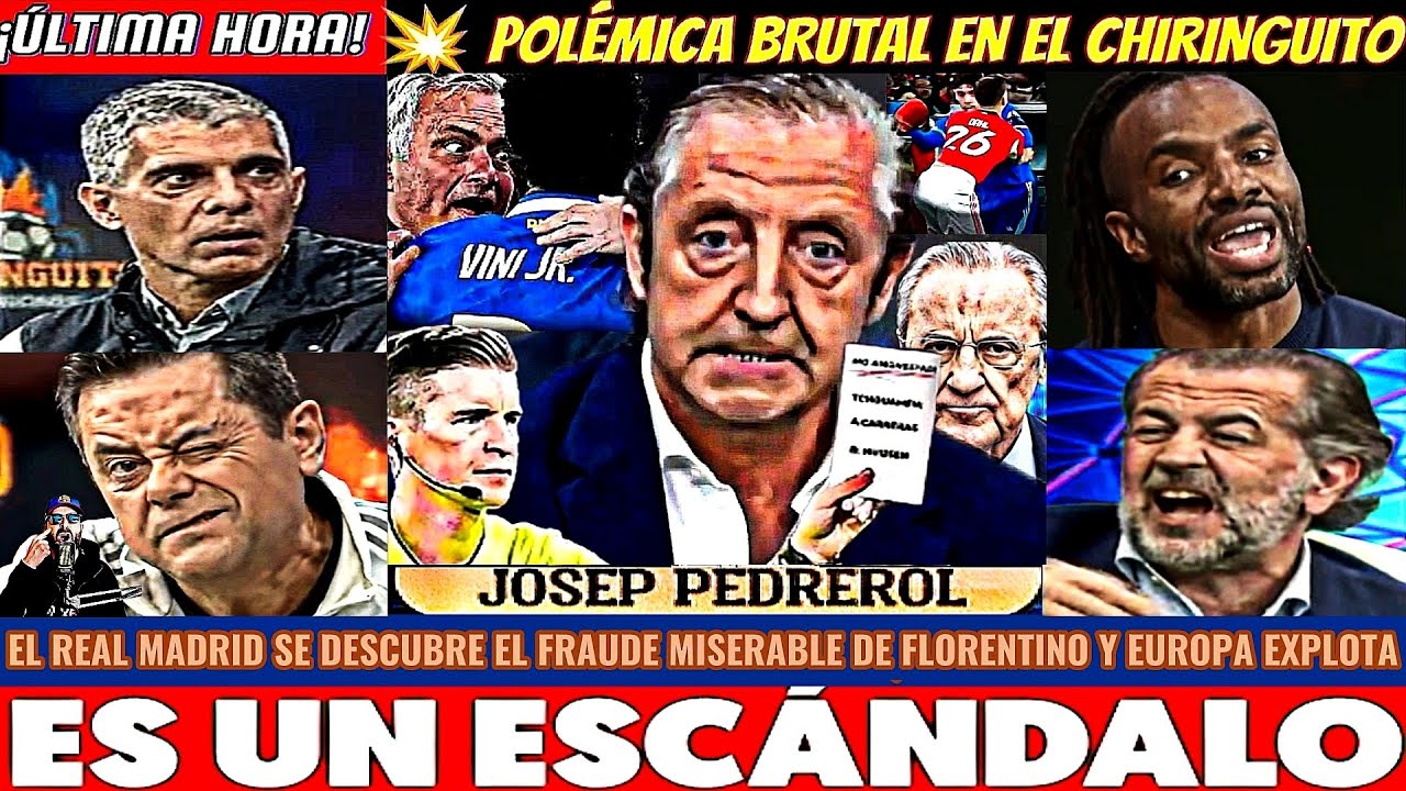 🚨¡CAZADO! EL CHIRINGUITO PILLAN EL AMAÑO DEL REAL MADRID POR LA TRAICIÓN INESPERADA Y BARCELONA HOY