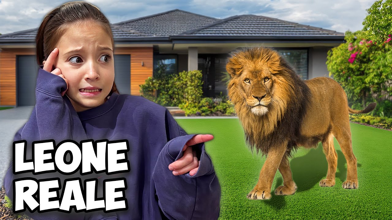 UN VERO LEONE ENTRA IN CASA NOSTRA, SCOPRIAMO CHE E' MUFASA, IL RE LEONE!