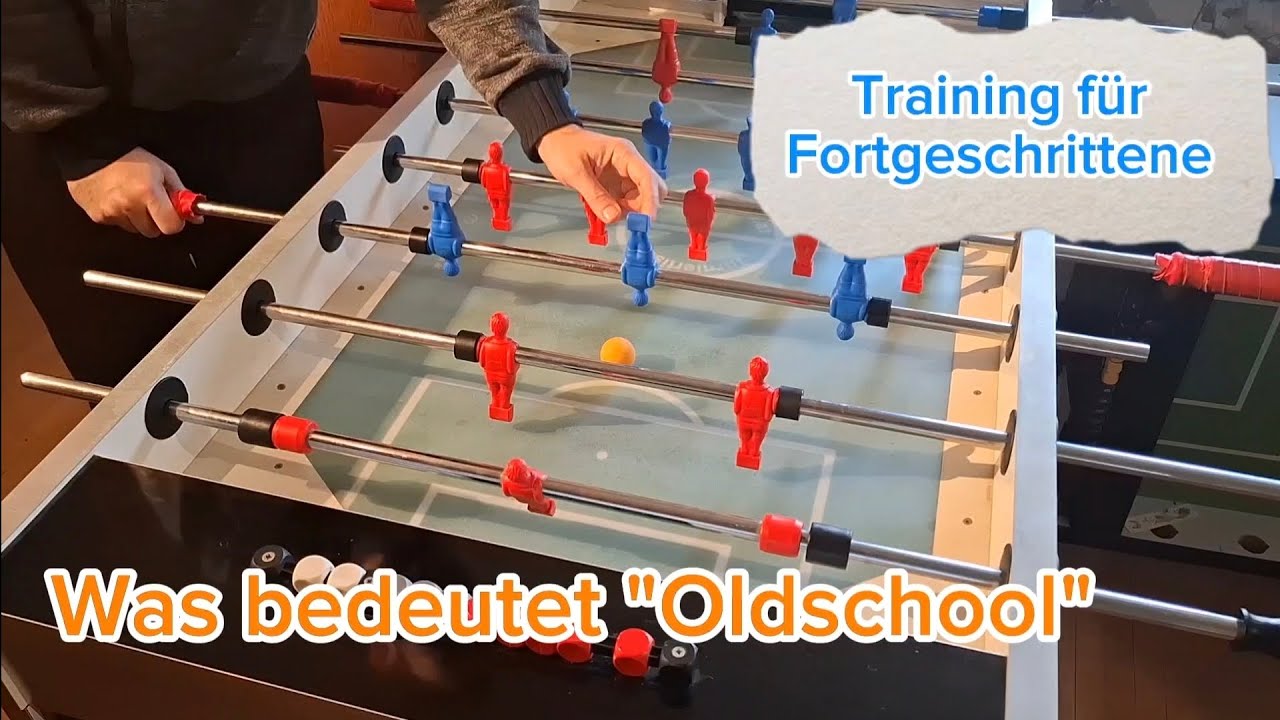 Tischfußball Training - Oldschool