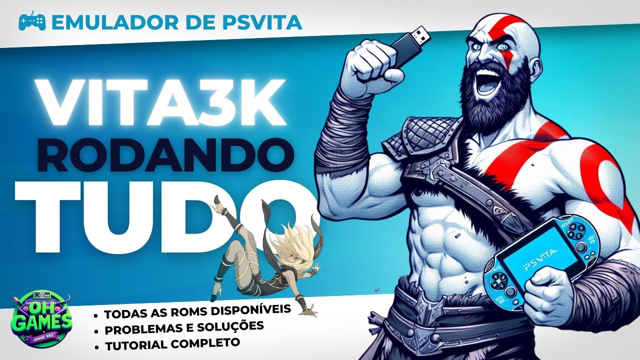 Emulador de PSVITA completo e pronto para jogar - Tutorial Fácil