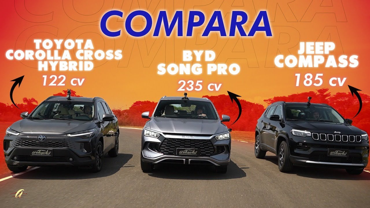 COMPARATIVO: COROLLA CROSS x COMPASS T270 x SONG PRO! Qual SUV de R$ 200 mil é o melhor?