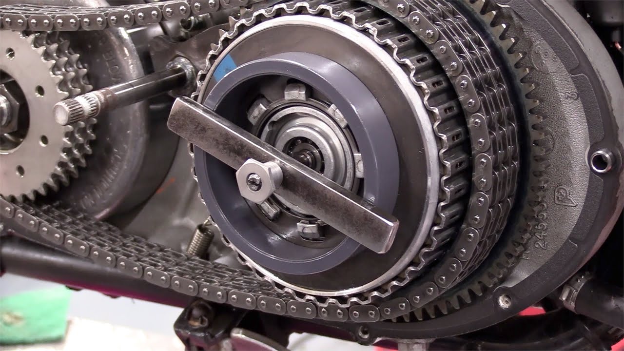 Harley Sportster, самодельный инструмент для сжатия сцепления!