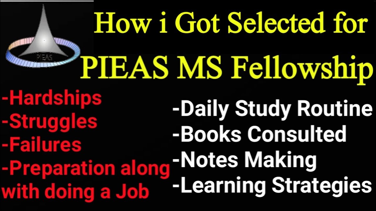 How to prepare for PIEAS MS Fellowship | My Preparation Plan| Books Notes Making| PIEAS MS Guideline