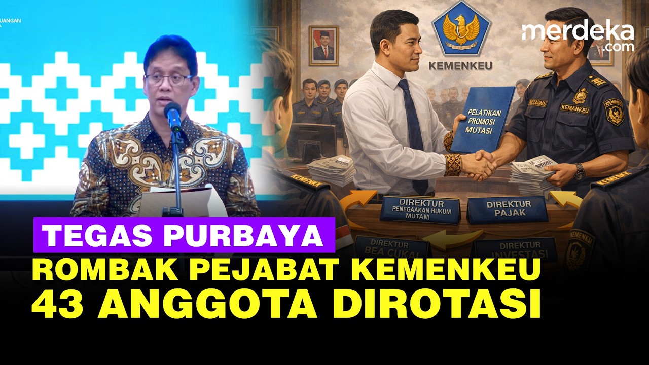 Purbaya Rombak Besar-besaran Pejabat Kemenkeu, 43 Anggota Dirotasi