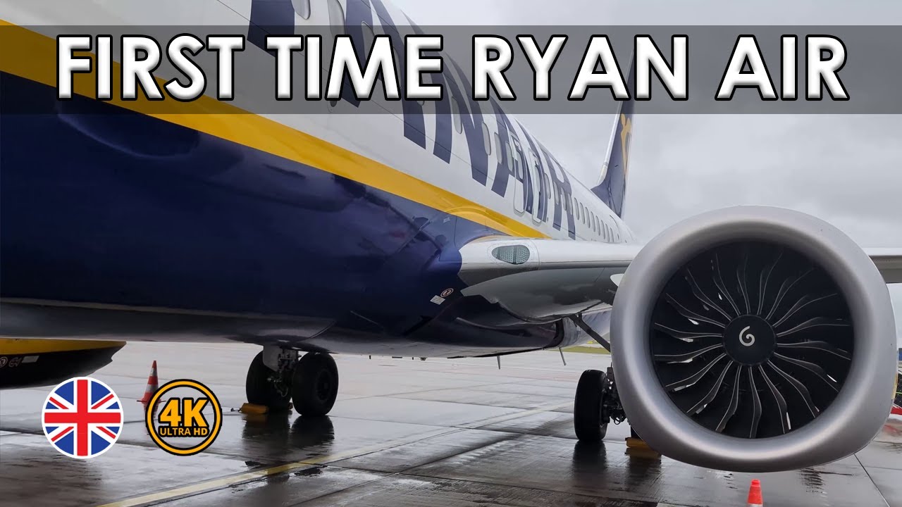 First Time Ryan Air & LowCost Airline - With the 737 MAX from Hamburg to Málaga - Review [4K/EN]