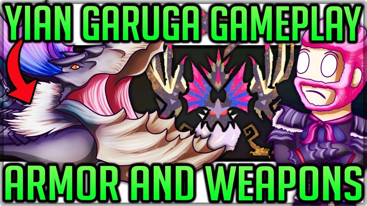 Yian Garuga Secrets + Breakdown + Armor and Weapon Showcase - Monster Hunter World Iceborne! #mhw