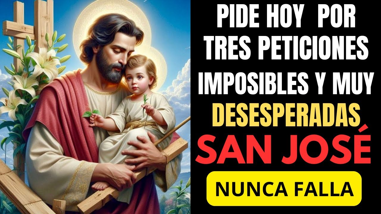 🌟 San José Obrero de Milagros Oración Especial Para Agradecer y Pedir Favores Imposibles 🙌