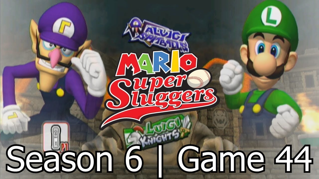 Mario Super Sluggers | Season 6 Game 44 - Waluigi vs Luigi @ Bowser Castle