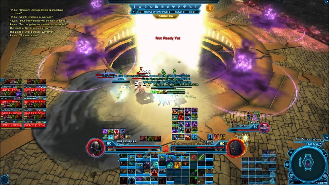 Temple of Sacrifice: HM Revan (Patch 3.0.2) PT DPS