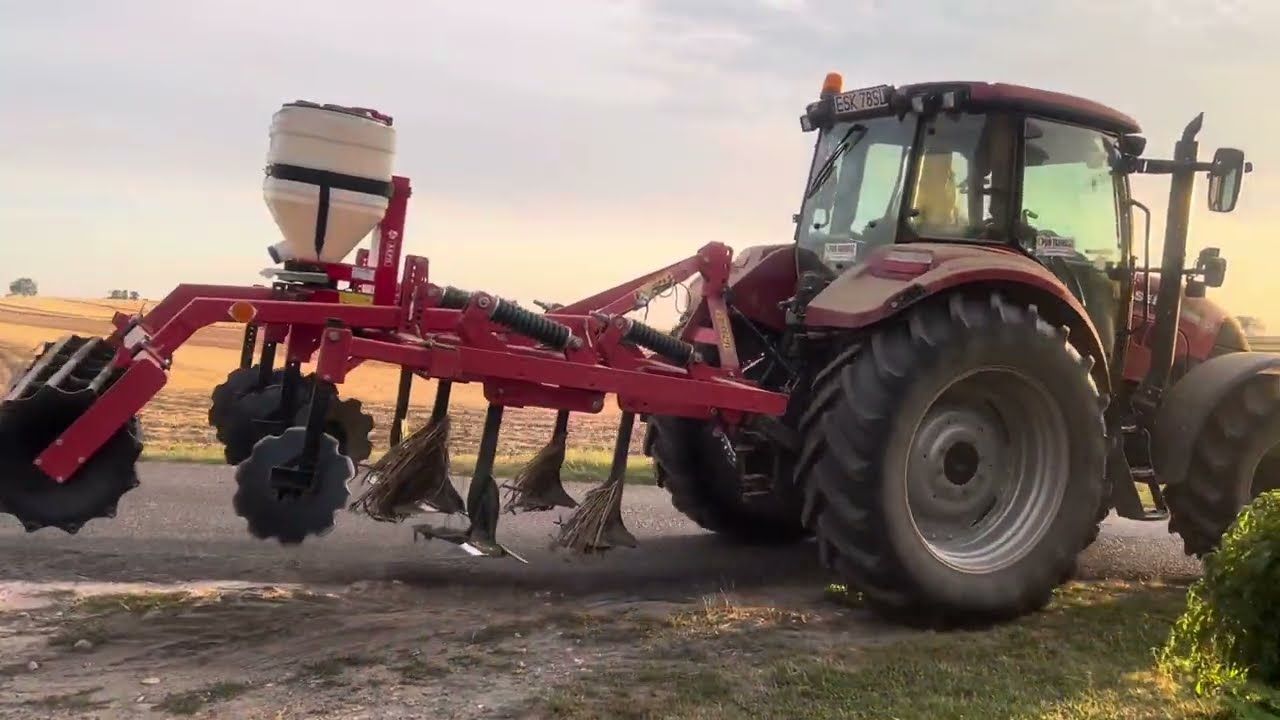 GRUBEROWANIE 2024 część 2 case farmall 95u i gruber Brodnica 2.1 m w akcji