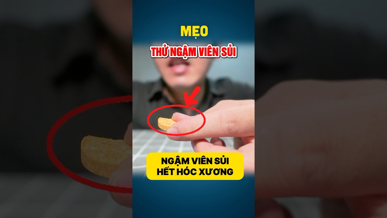 #MẸO 848 | Thử Ngậm Vi&ecirc;n C Sủi Rồi Uống Nước &ndash; Mẹo Trị H&oacute;c Xương C&aacute; &Iacute;t Ai Biết!