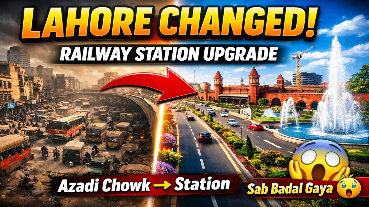 Lahore Mega Project EXPOSED 😱 Azadi Chowk to Railway Station Upgrade | Biggest Investment?