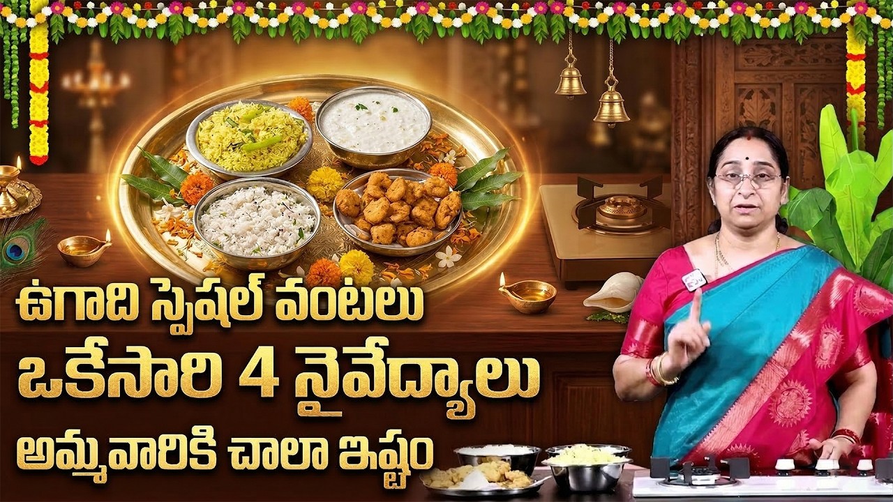 Ramaa Raavi 2026 ఉగాది స్పెషల్ వంటకాలు | ఇలాచేస్తే ఏ వంటైనా అమోగం | Ugadi Recipes  In Telugu