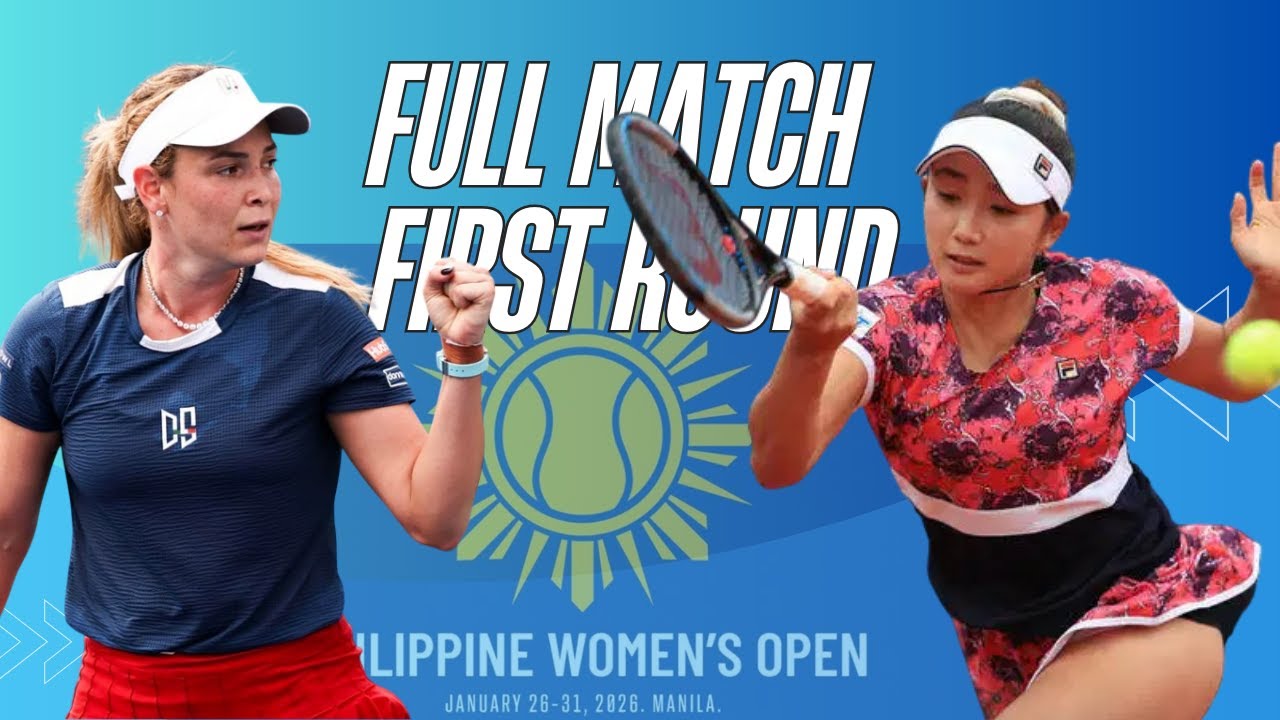 Full Match: Donna Vekic vs Kyōka Okamura | First Round | Philippine Women's Open - Manila