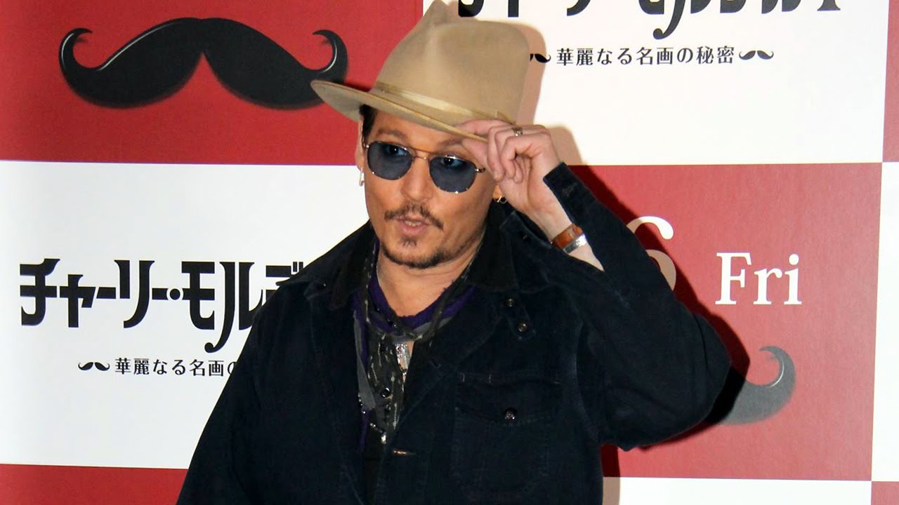 ジョニー・デップ、フィアンセとフグ堪能「とっても気に入った」　映画「チャーリー・モルデカイ」会見4　#Johnny Depp