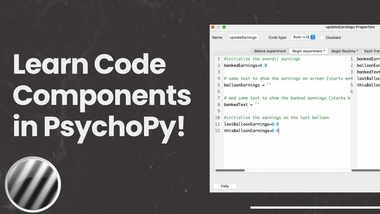 Mastering Code Components in PsychoPy: Build a Visual Search Task from Scratch!