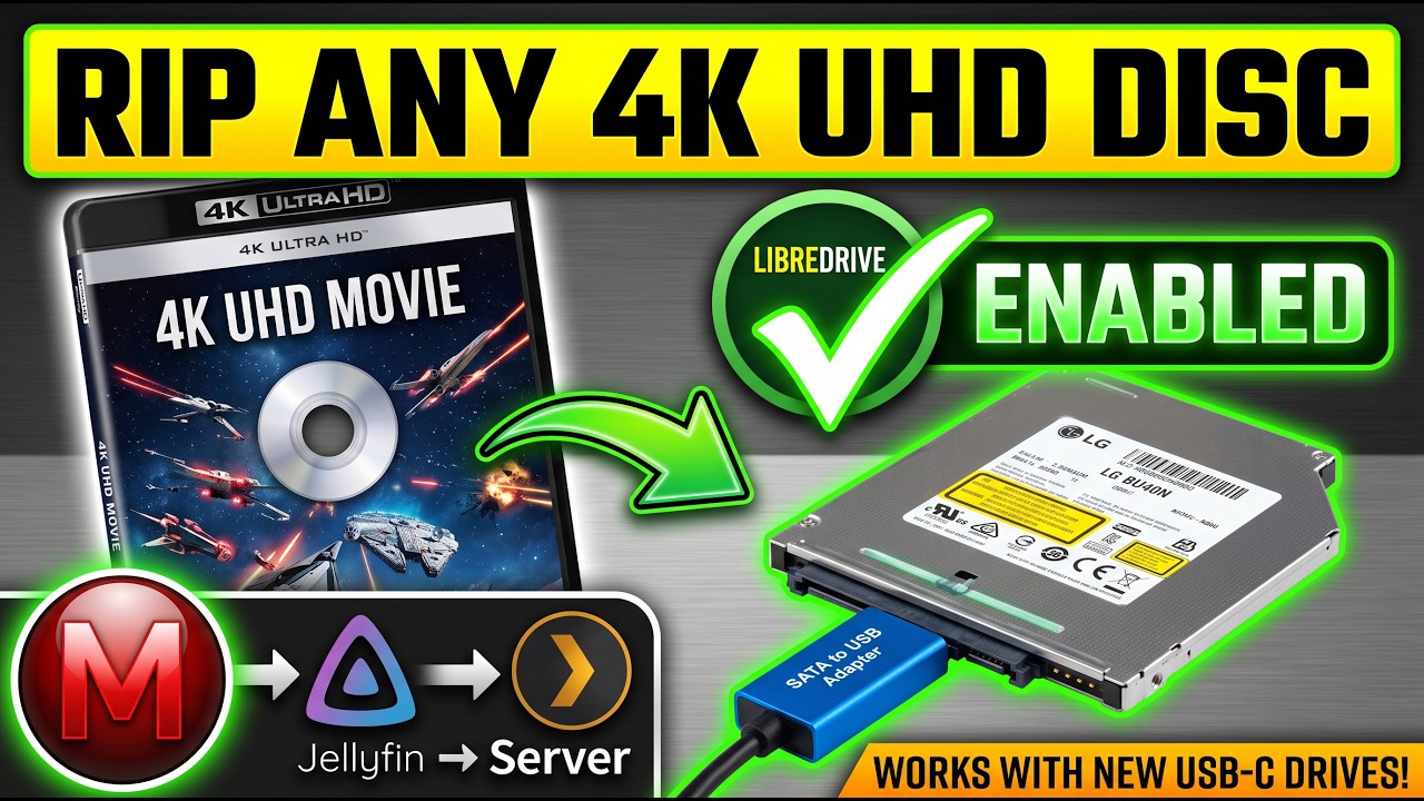 Как копировать 4K UHD, Blu-ray и DVD в 2026 году: лучший дисковод и руководство по прошивке Libre...
