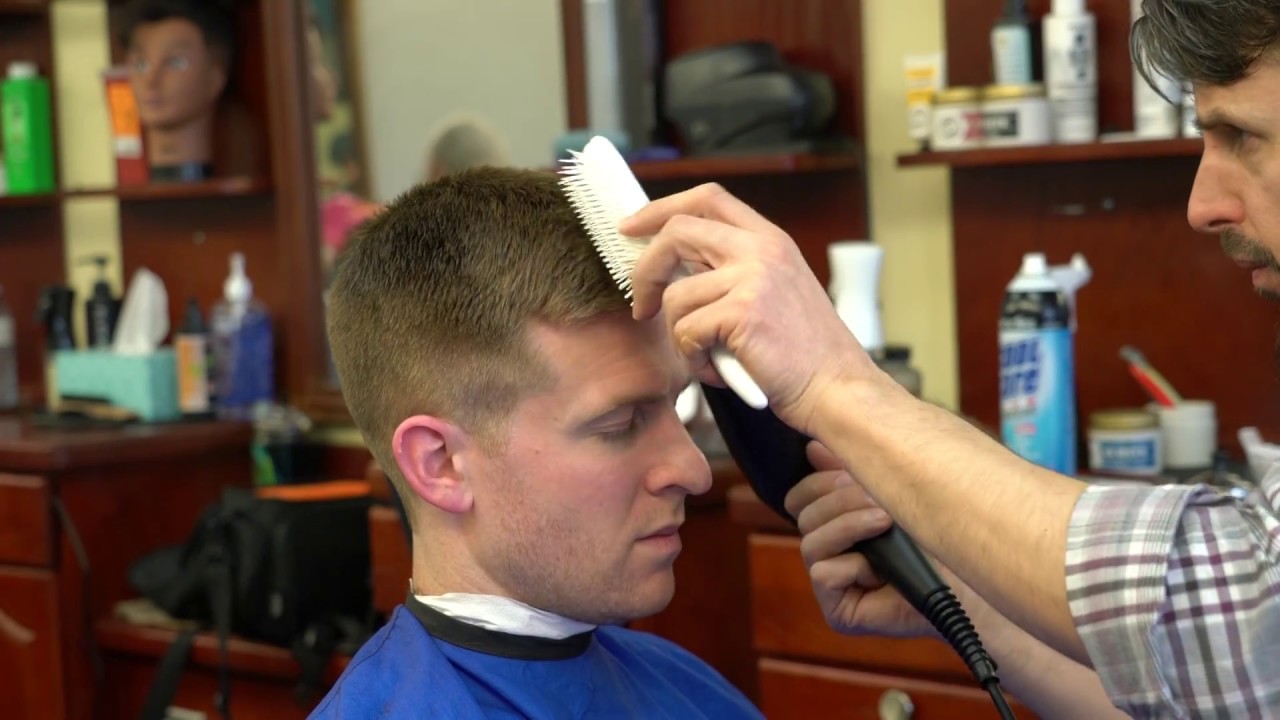 17 Minutes in Mc BarberShop: Men's Haircut Using Shark Fin Shears