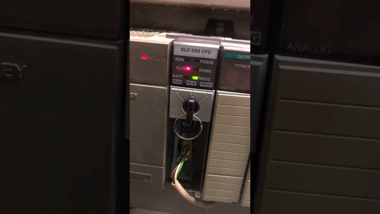 SLC 5/03 fault alarm