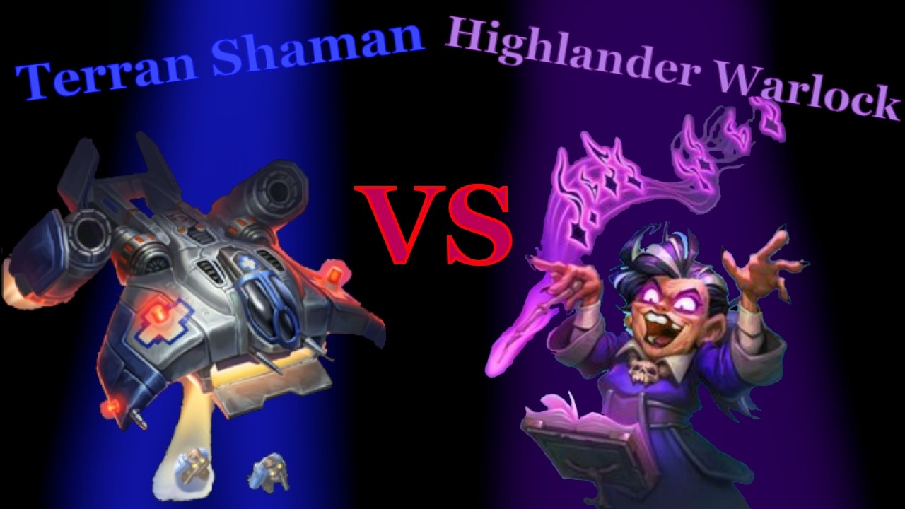 Terran Shaman vs Highlander Warlock | Hearthstone