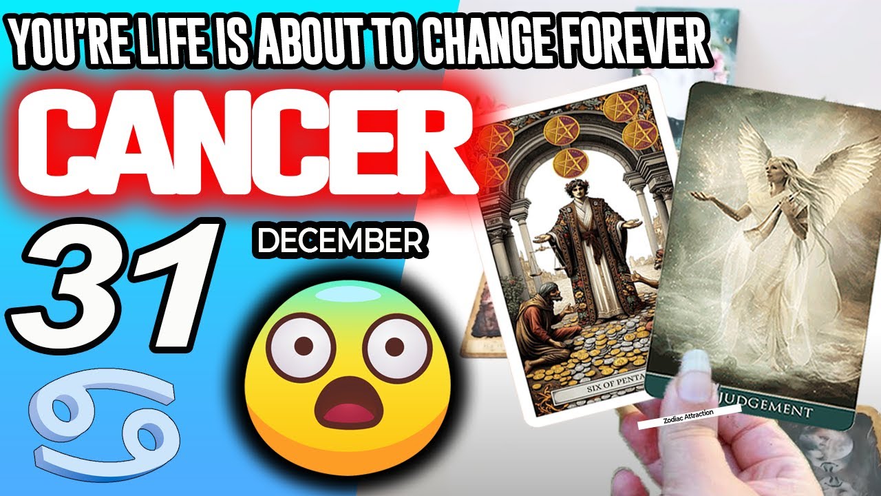 Cancer ♋😱YOU&rsquo;RE LIFE IS ABOUT TO CHANGE FOREVER❗️😨 horoscope for today DECEMBER 31 2025 ♋ #cancer