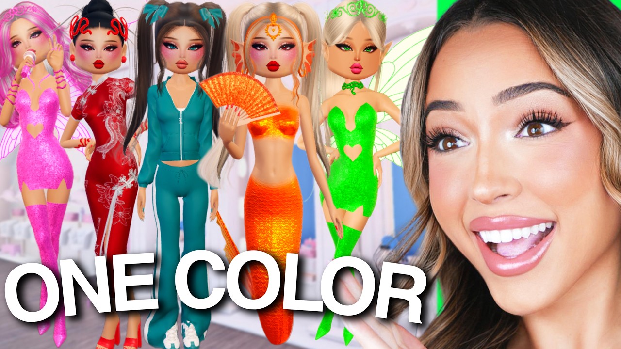 Dress To Impress In ONE COLOR