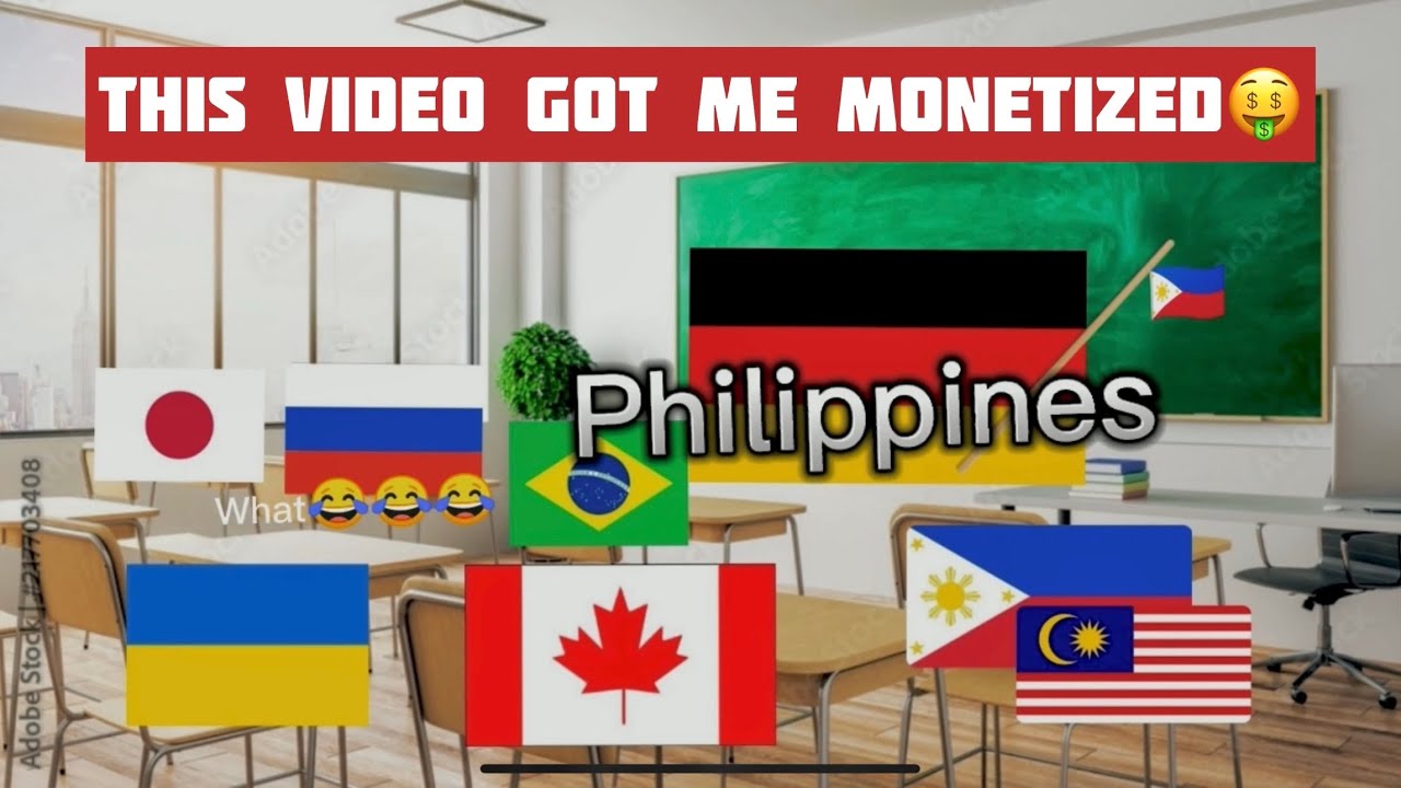 Japan Brazil Canada Philippines Flags on Rubik's Cube #rubikscube #funny