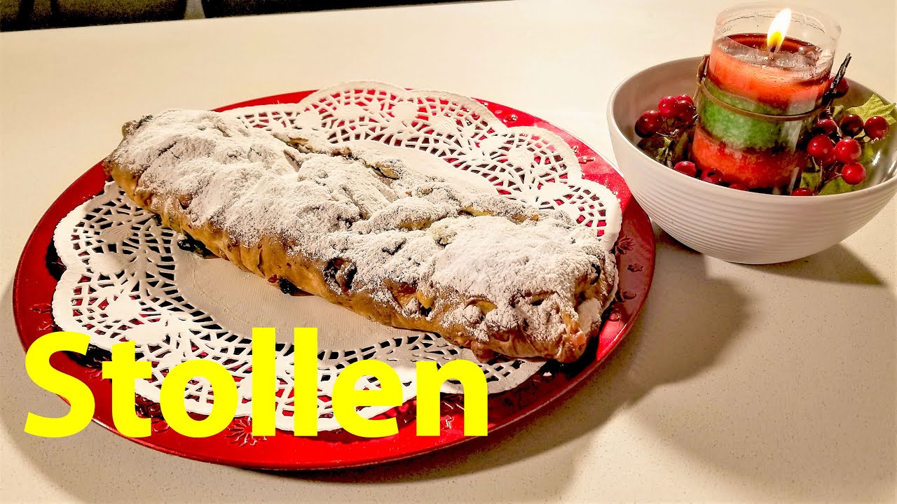 Stollen relleno con mazapán   técnicas de amasado manual profesional